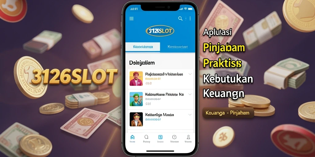 Tampilan antarmuka aplikasi Pinjaman 3126SLOT yang user-friendly.
