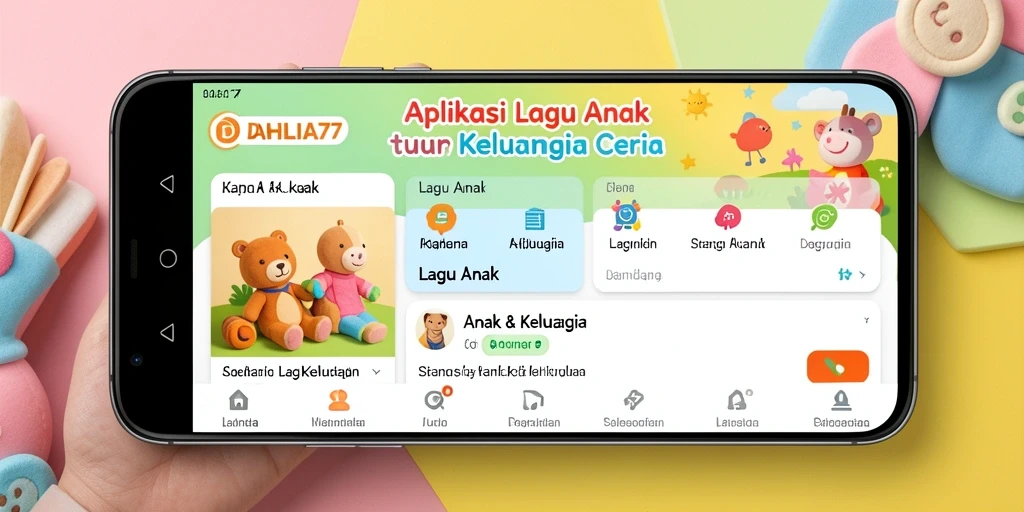 Tampilan antarmuka DAHLIA77 yang menyenangkan untuk anak-anak.