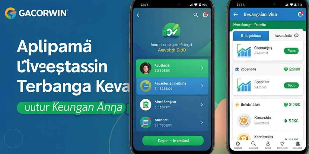Antarmuka GACORWIN yang modern dan fungsional untuk investasi.