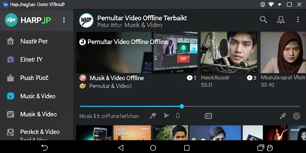 Antarmuka sederhana dan menarik dari HARAPJP.