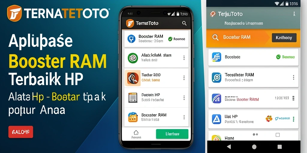 Screenshot antarmuka TERNATETOTO yang menunjukkan fitur optimasi RAM.