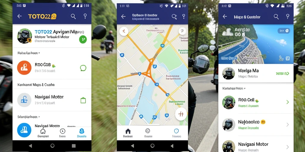Tampilan antarmuka TOTO22 yang memudahkan navigasi motor.