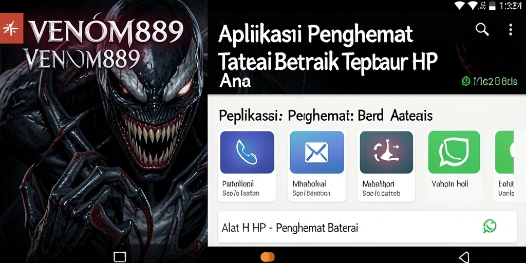 Tampilan antarmuka pengguna <strong>VENOM889</strong> yang intuitif dan fungsional.