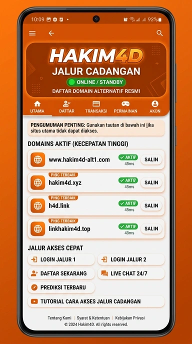 Link Alternatif Terbaik untuk Akses hakim4d