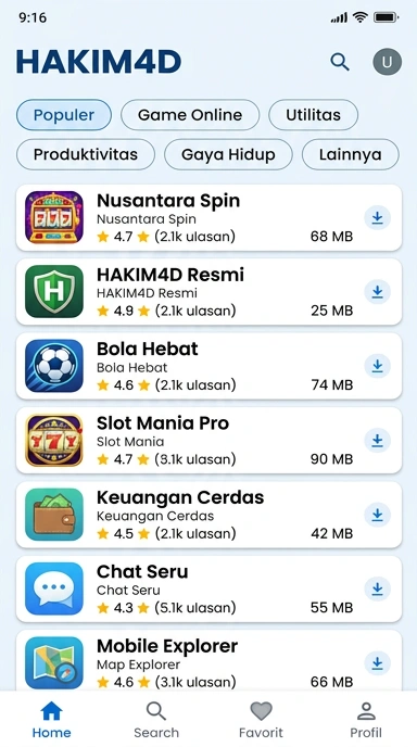 Katalog Aplikasi Populer & Kanal Uji di hakim4d — Temukan Pilihan Terbaik