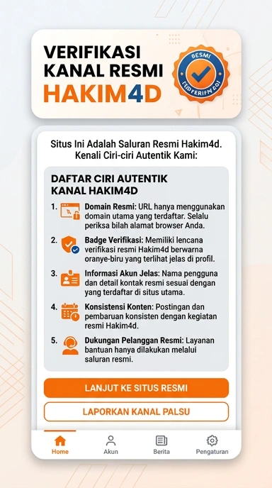 Kanal Resmi hakim4d untuk Pengguna Android Indonesia